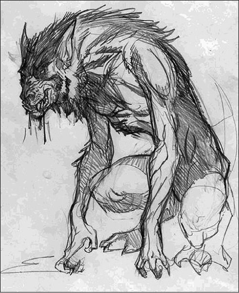 Скетчи мифических существ