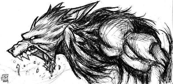 Набросок оборотня