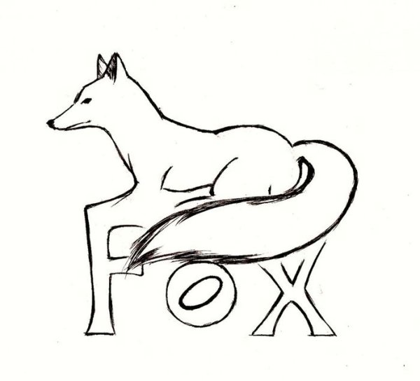 Картинки лисы для срисовки