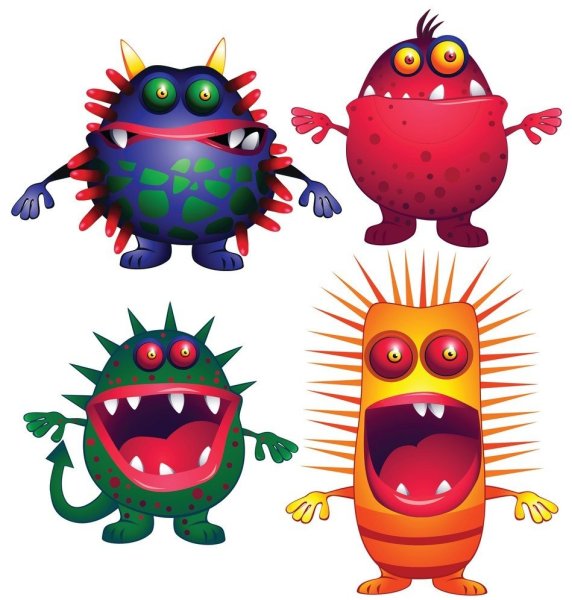 Микробы для детей