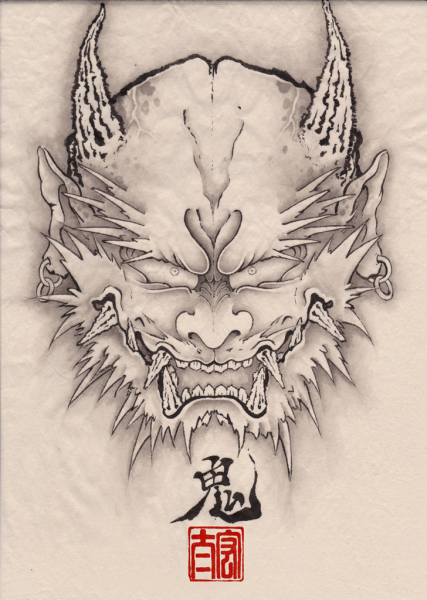 Hannya японский демон