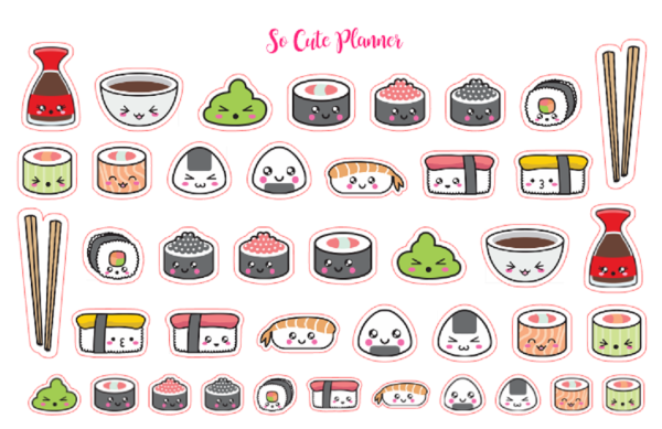 Кавайные еда и напитки