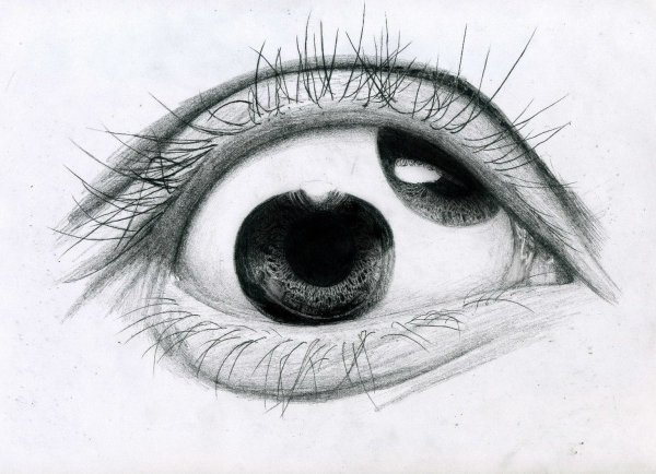 Страшные реалистичные глаза