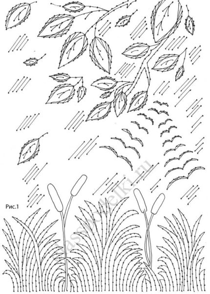 Схемы для изонити для начинающих для детей