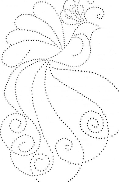 Схемы нитяной графики с цифрами