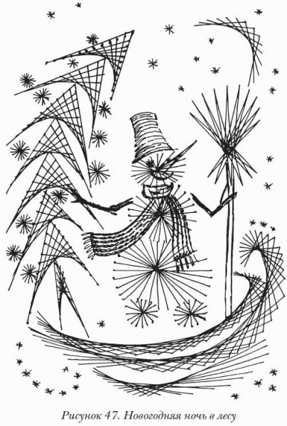 Изонить новый год схемы