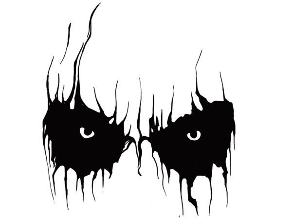 Череп силуэт