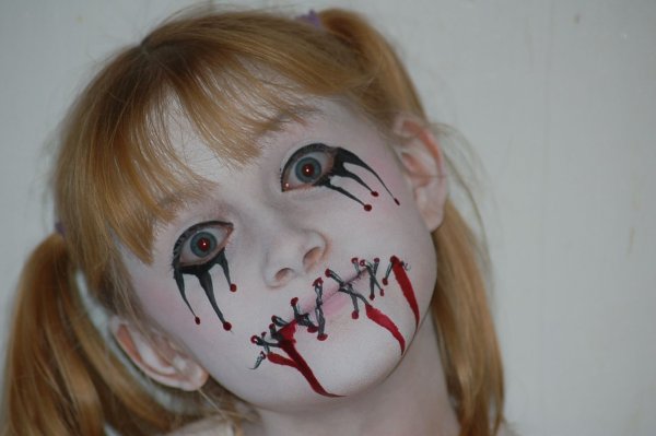 Макияж на Хэллоуин для детей