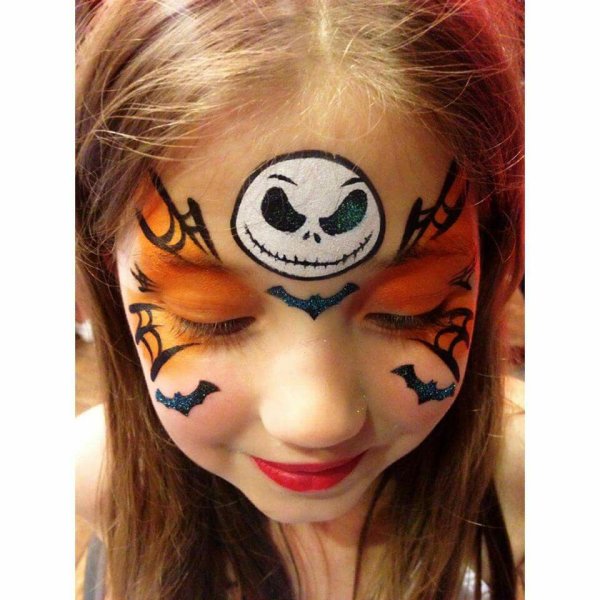 Легкий Хэллоуинский макияж клоун