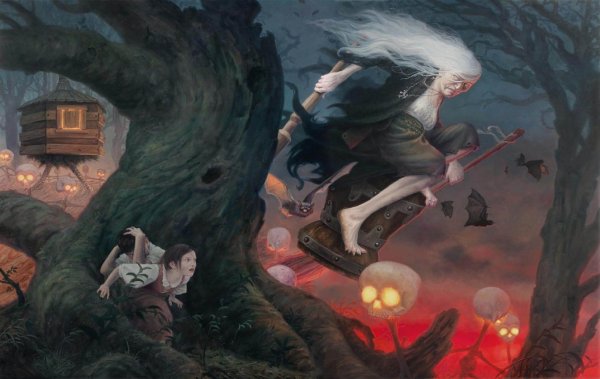 "Старуха в лесу" Рэкхем