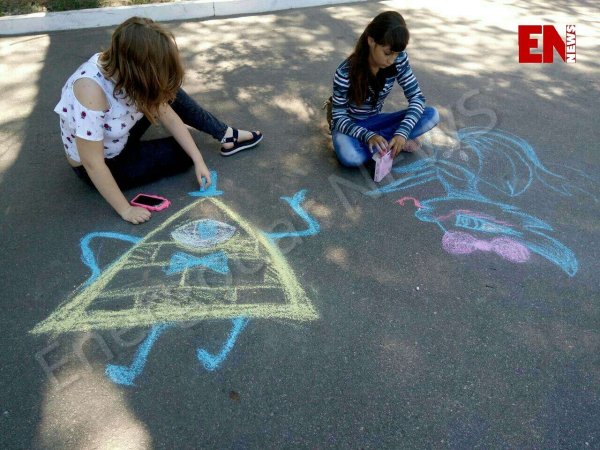 Рисование мелом на асфальте для взрослых