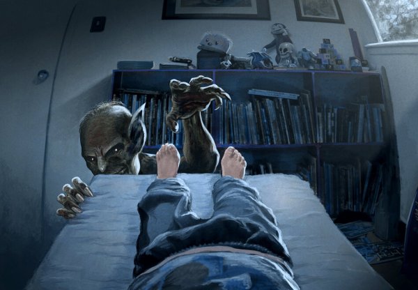 Страшные монстры под кроватью