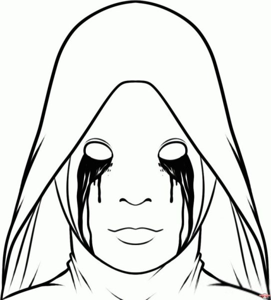 Страшные картинки для срисовки