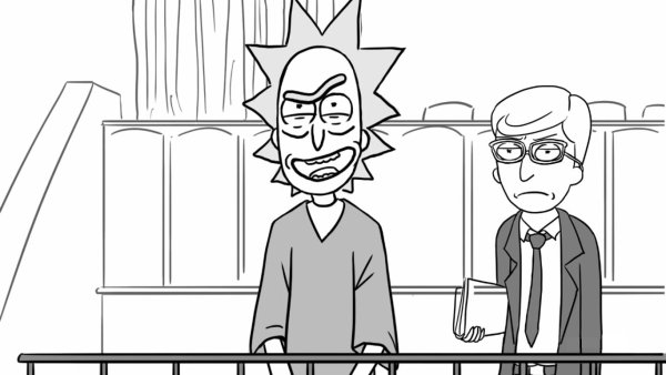 Рик и Морти сториборд