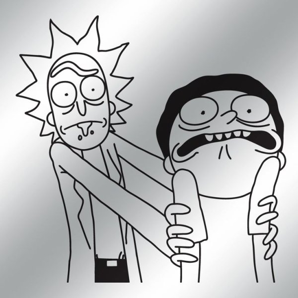 Нарисовать Рика и Морти