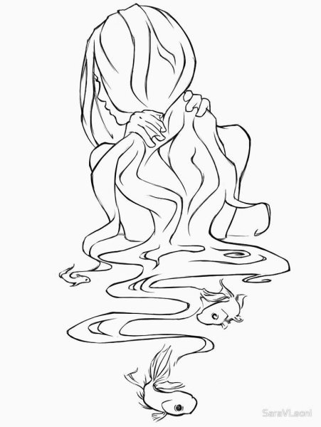 Раскраска сирены
