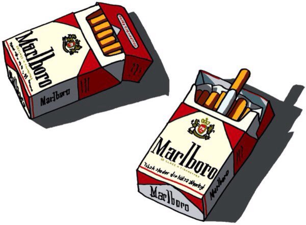 Сигарета рисунок