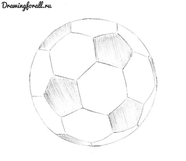 Раскраска futbolnyj myach