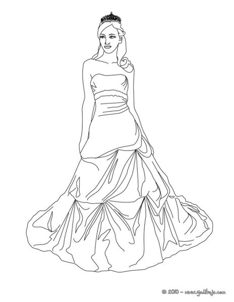Красивые платья для рисования