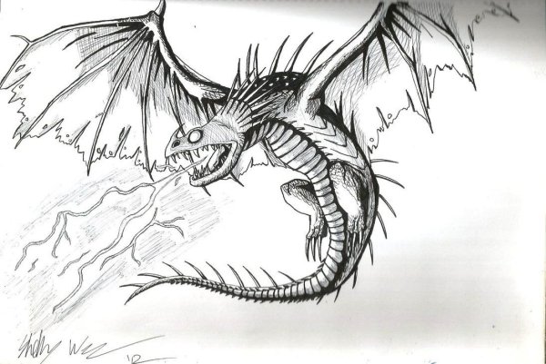 Лайн Скрилл дракон