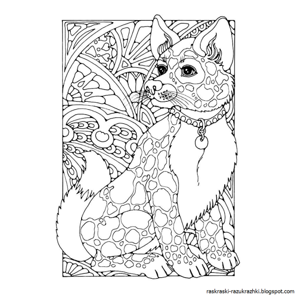 Раскраски сложные и красивые