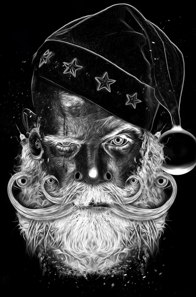 Прикольный дед Мороз