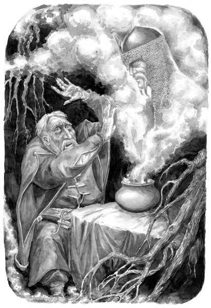 Страшная месть Гоголь рисунок