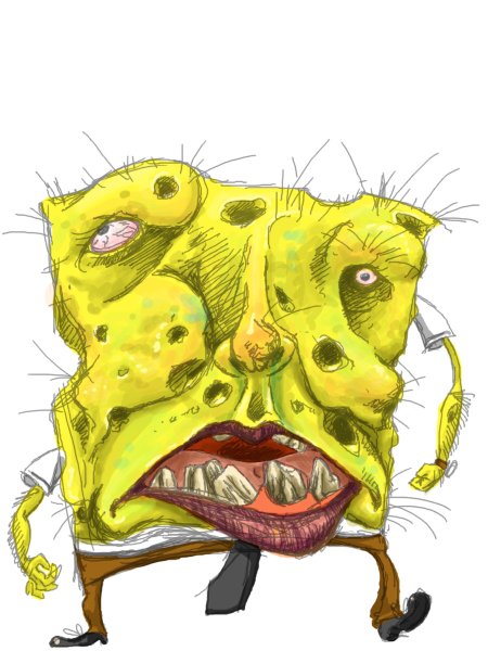 Реалистичный губка Боб