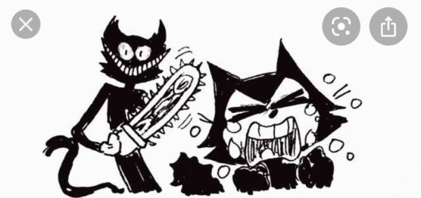 Мультяшный кот монстр