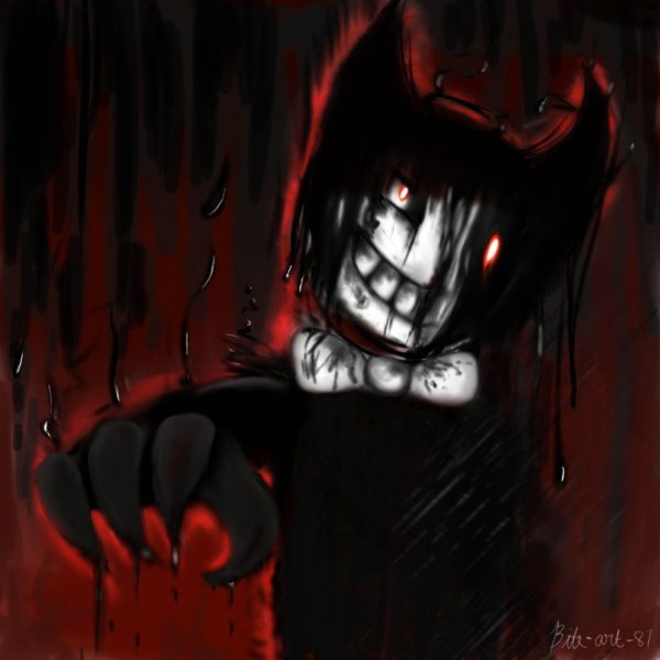 Чернильный демон страшный