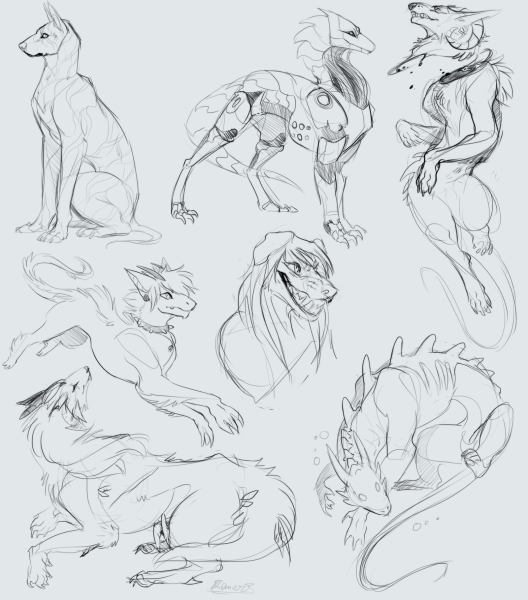 Туториалы фурри анатомия