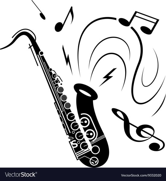 Саксофон Альт рисунок