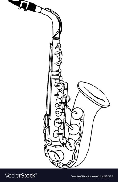 Джазовые инструменты раскраска