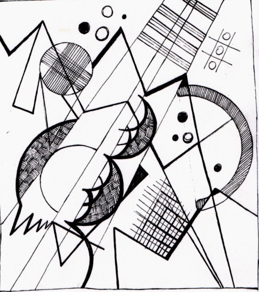 Композиция из геометрических фигур