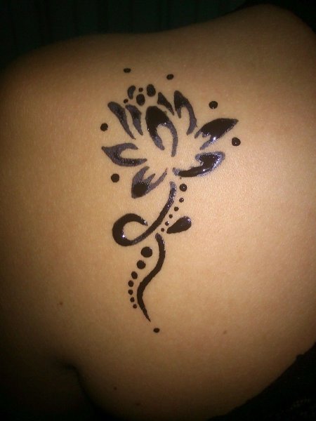 Роспись на руке ручкой