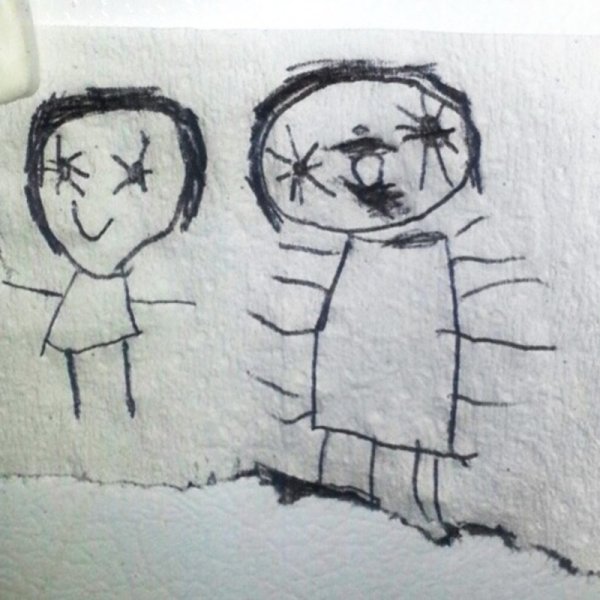 Ужасные рисунки детей 3 лет