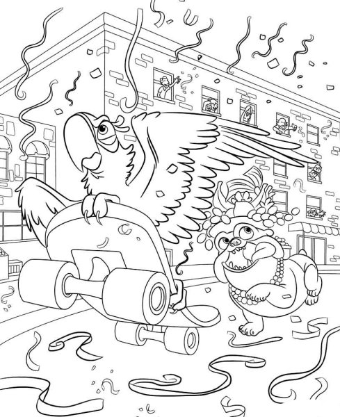 Раскраски Рио