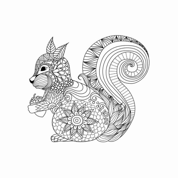 Мандалы для раскрашивания животные