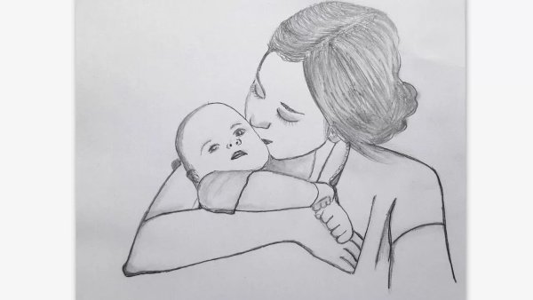 Картинки для срисовки для мамы