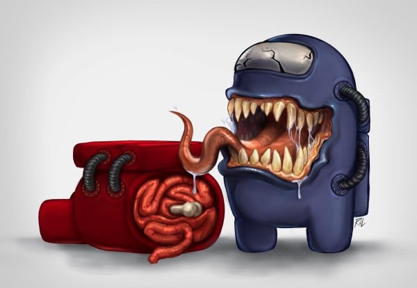 Предатель амонг АС монстр