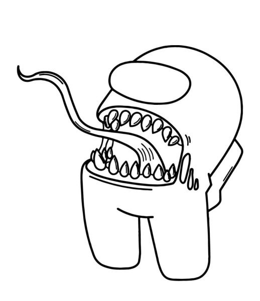 Раскраски амонг АС предатель