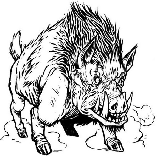 Тату Вепрь эскизы