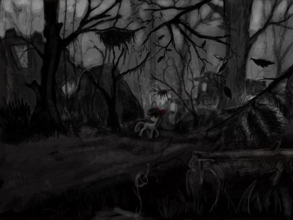 Страшный фон