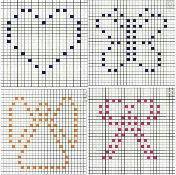 Простые схемы вязки лицевая изнаночная