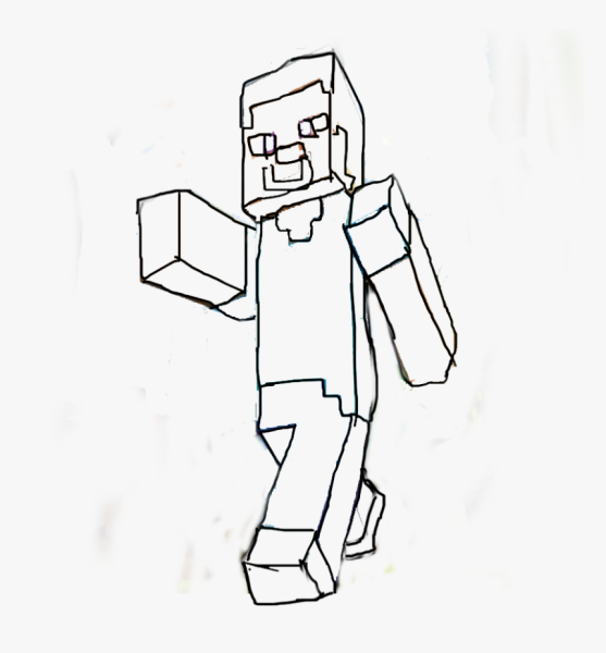 Картинки майнкрафт карандашом