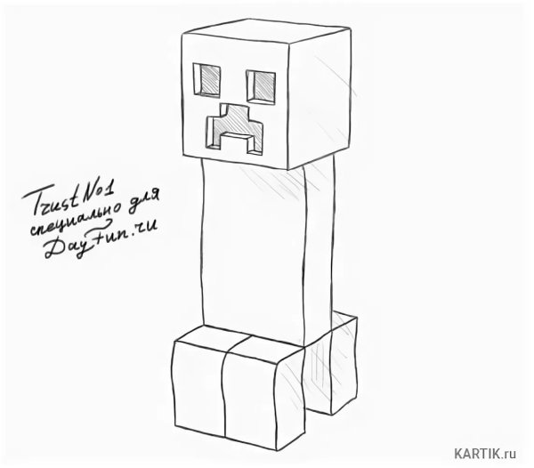 Картинки майнкрафт для срисовки