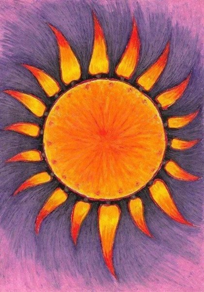 Солнце рисунок