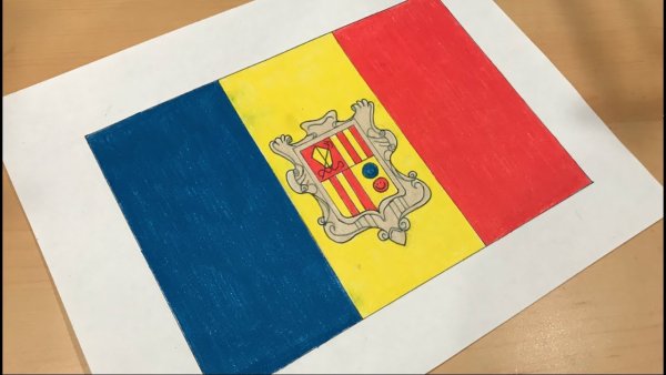 Рисунок сложного флага