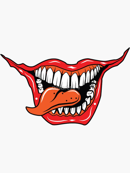 Челюсть с зубами и клычками