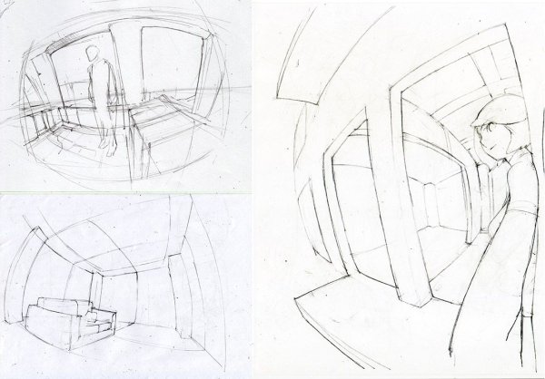 Референсы с перспективой снизу